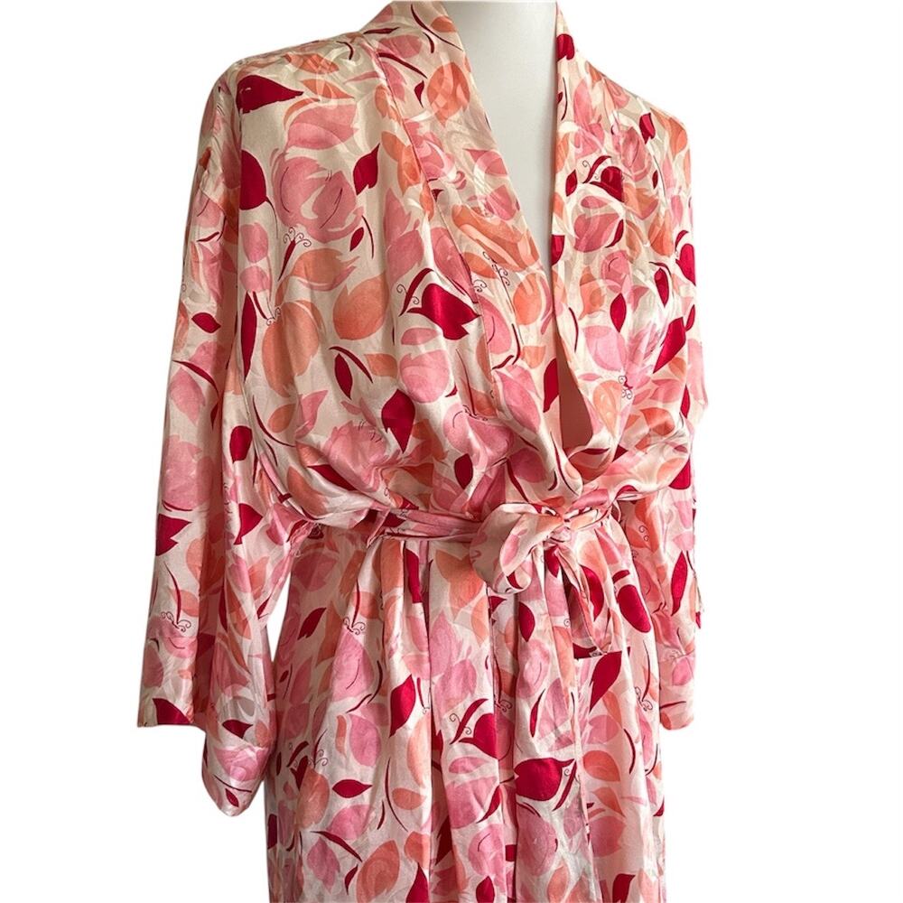 August Silk Floral Robe - Picture 2 of 5